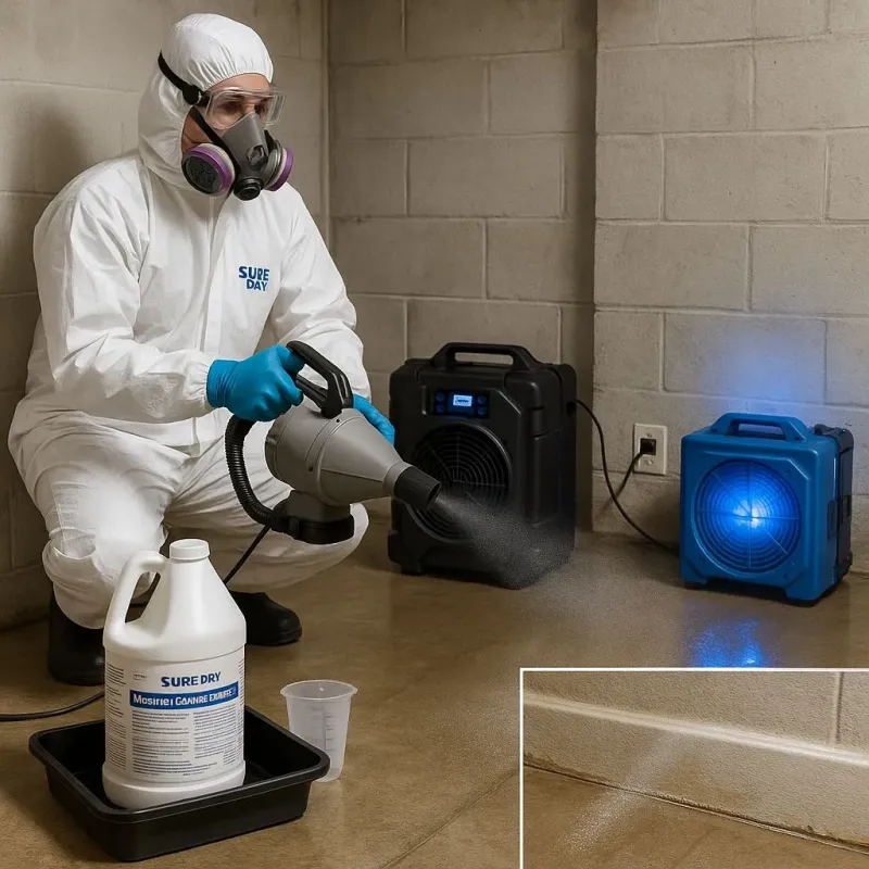 Sanitization and Odor Removal process in Lanham, MD